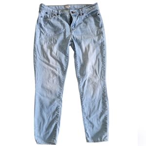 Womens J Crew jeans light colored size 28 stretch full length